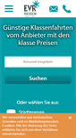 Mobile Screenshot of evr-klassenfahrt.de